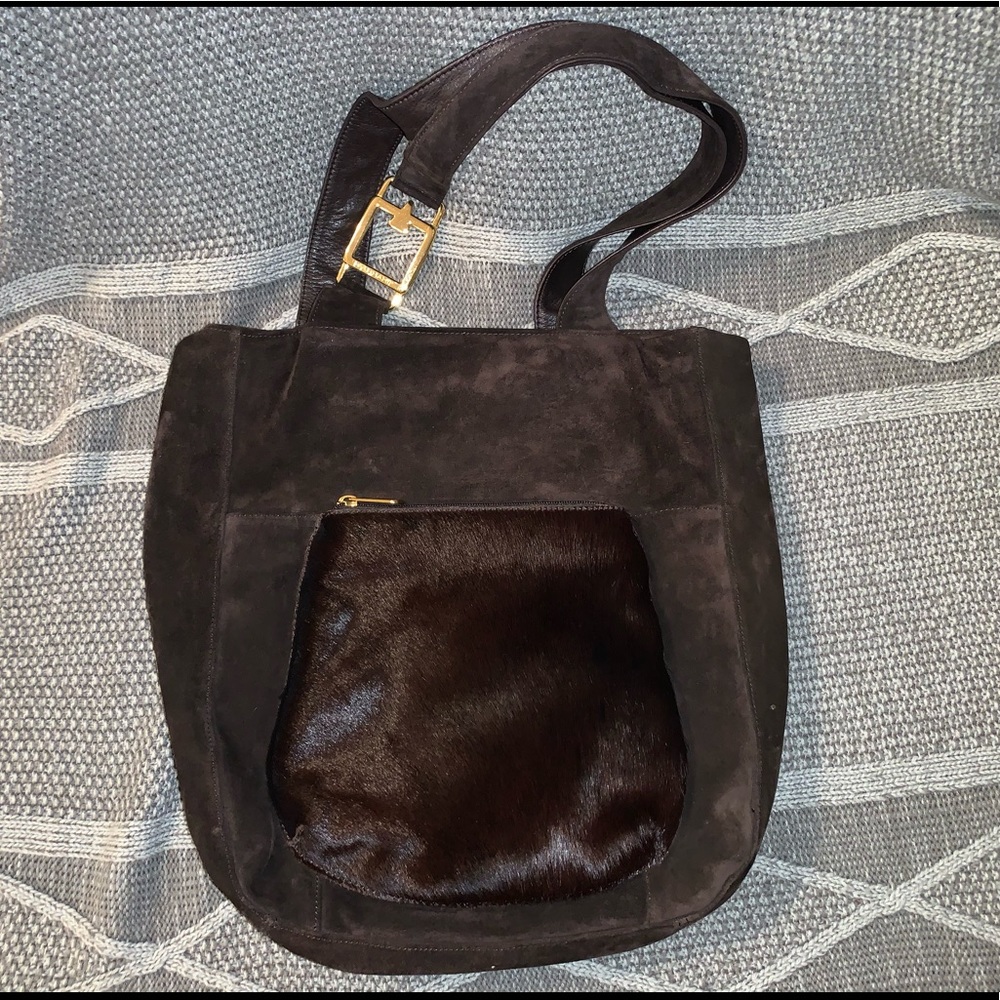 Sharif Americana Brown leather bag